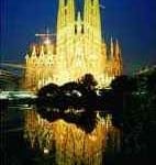 SagradaFamiliaNight Саграда Фамилия