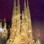 SagradaFamiliaNoch Саграда Фамилия