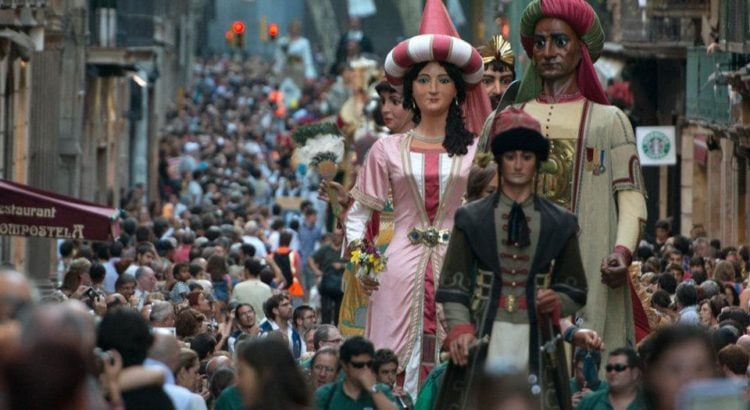 Праздник Мерсе в Барселоне 2016