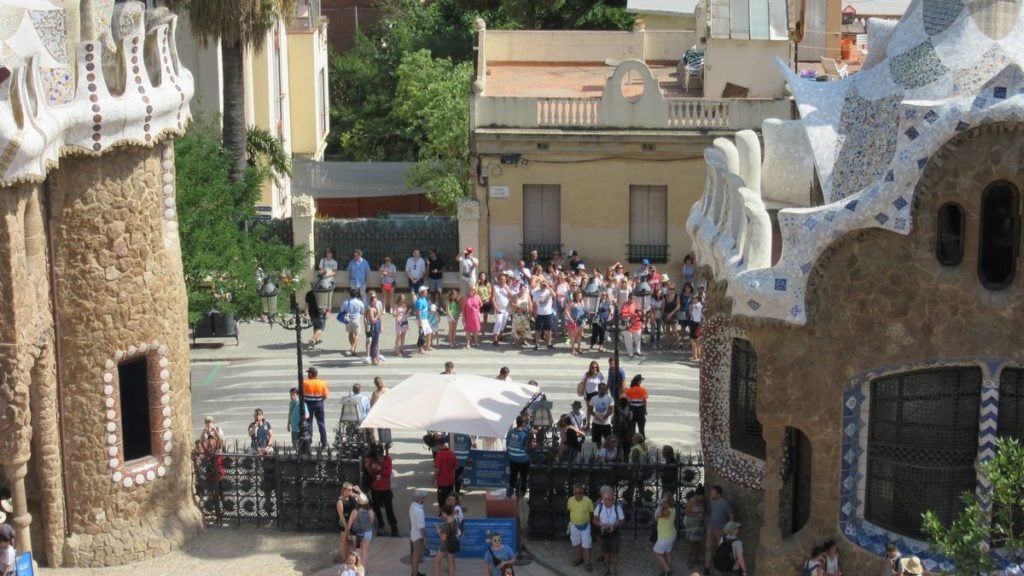 Вход в парк Гуэль Вход в парк Гуэль